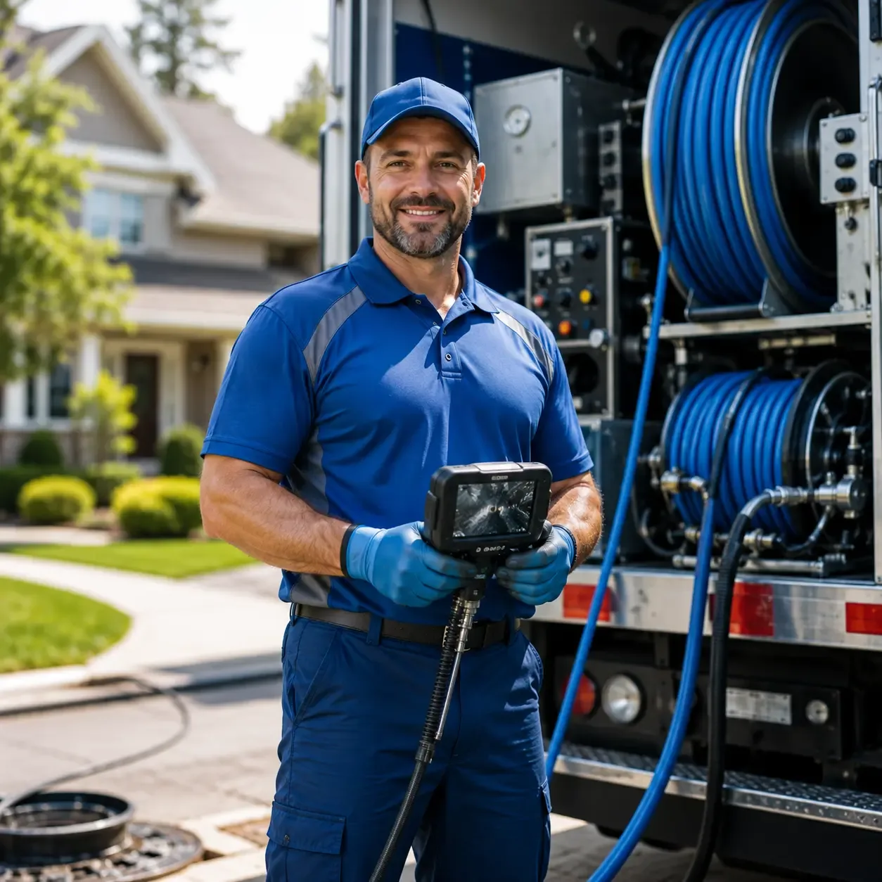 Local outdoor drain cleaning specialists in Hart, MI